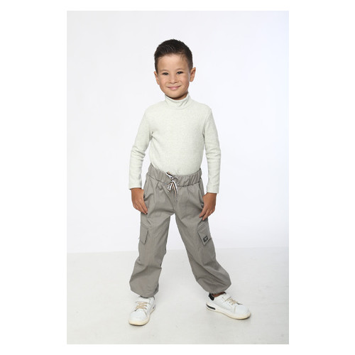 Штани для хлопчика Модний карапуз 03-01134_sirij_104 фото №1
