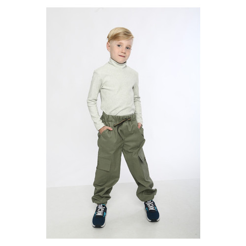 Штани для хлопчика на кожен день Модний карапуз 03-01134_xaki_128 фото №1