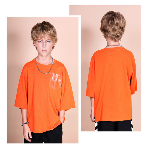 Футболка для мальчика Dreams, оранжевый Bronco (120) Оранжевый (52843000112) фото №1