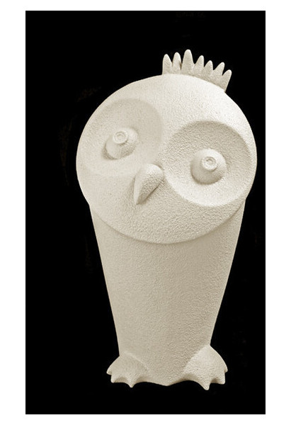 Статуетка Linea Sette Ceramiche Сова N85/A бежевий (5528904225789BJ) фото №1