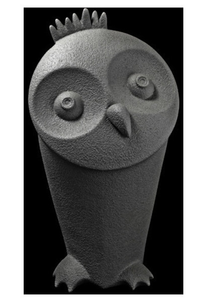 Статуетка Linea Sette Ceramiche Сова N85/A темно-сірий (5528904225789BLACK) фото №1