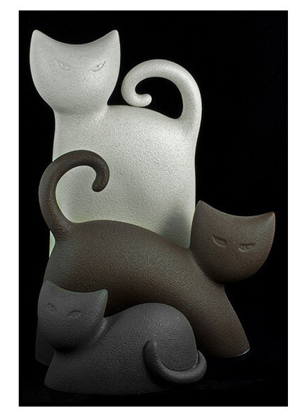 Статуетка Linea Sette Ceramiche Кіт N38/A 30 см, беж. фото №2
