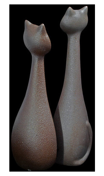 Статуетка Linea Sette Ceramiche Кіт N700/A 36 см, коричневий. фото №2