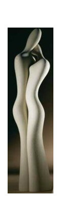 Статуетка Linea Sette Ceramiche Пара S370/A 43 см, біл. фото №1