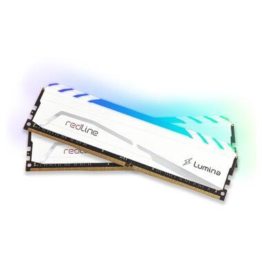 Модуль пам'яті для комп'ютера DDR4 64GB (2x32GB) 3600 MHz Redline Lumina RGB White Mushkin (MLB4C360JNNM32GX2) фото №3