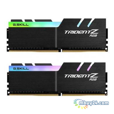 Модуль пам'яті G.Skill DDR4 32GB (2x16GB) 3200 MHz TridentZ RGB Black (F4-3200C16D-32GTZR) фото №1