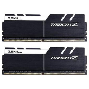 Модуль пам'яті G.Skill DDR4 16GB (2x8GB) 3200 MHz Trident Z Silver H/ White (F4-3200C16D-16GTZSW) фото №1
