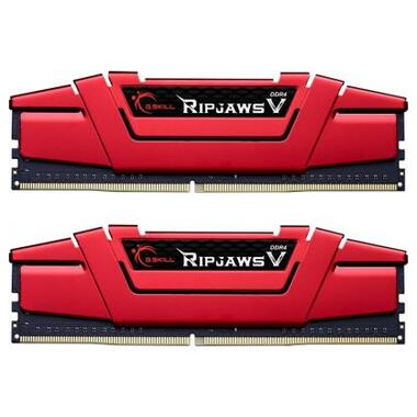 Модуль памяти G.Skill для компьютера DDR4 32GB (2x16GB) 3000 MHz Ripjaws V Red (F4-3000C16D-32GVRB) фото №1