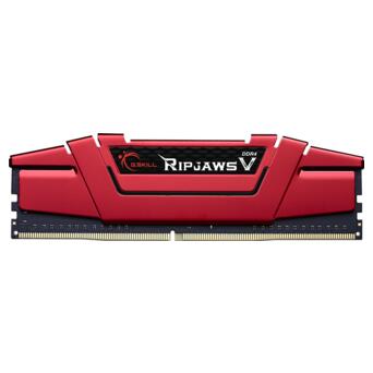 Модуль памяти G.Skill DDR4 8G KIT(2x4G) 2400MHz Ripjaws V Red 1.2V box (F4-2400C17D-8GVR) фото №3