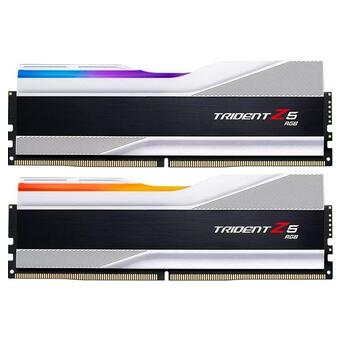 Пам'ять DDR5 2x16GB/5600 G.Skill Trident Z5 RGB Silver (F5-5600J3636C16GX2-TZ5RS) фото №1