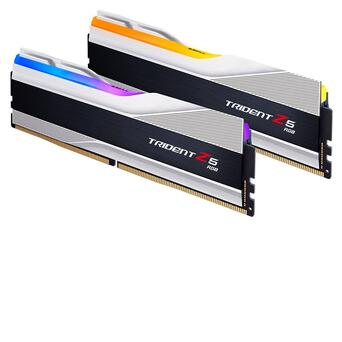 Модуль пам'яті  DDR5 2x32GB/6400 G.Skill Trident Z5 RGB Silver (F5-6400J3239G32GX2-TZ5RS) фото №3