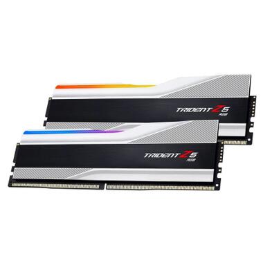 Модуль пам'яті для комп'ютера DDR5 32GB (2x16GB) 6800 Trident Z5 RGB Silver G.Skill (F5-6800J3445G16GX2-TZ5RS) фото №4