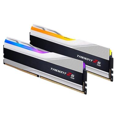 Модуль пам'яті для комп'ютера DDR5 32GB (2x16GB) 6800 Trident Z5 RGB Silver G.Skill (F5-6800J3445G16GX2-TZ5RS) фото №3