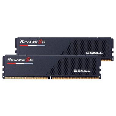 Модуль пам'яті  DDR5 2x16GB/5600 G.Skill Ripjaws S5 Black (F5-5600J2834F16GX2-RS5K) фото №1