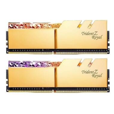 Оперативна пам'ять G.Skill 32 GB (2x16GB) DDR4 3600 MHz Trident Z Royal (F4-3600C16D-32GTRGC) фото №1