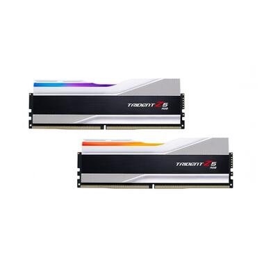 Модуль пам`ятi DDR5 2x16GB/7600 G.Skill Trident Z5 RGB Silver (F5-7600J3646G16GX2-TZ5RS) фото №1