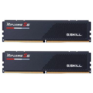 Модуль пам'яті для комп'ютера DDR5 32GB (2x16GB) 5600 MHz Ripjaws S5 Matte Black G.Skill (F5-5600J3036D16GX2-RS5K) фото №1