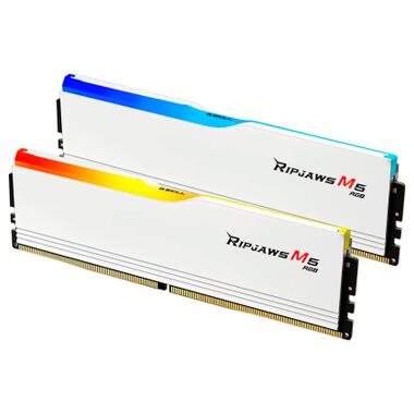 Модуль памяти для компьютера DDR5 64GB (2x32GB) 6400 MHz Ripjaws M5 RGB Matte White G.Skill (F5-6400J3239G32GX2-RM5RW) фото №3