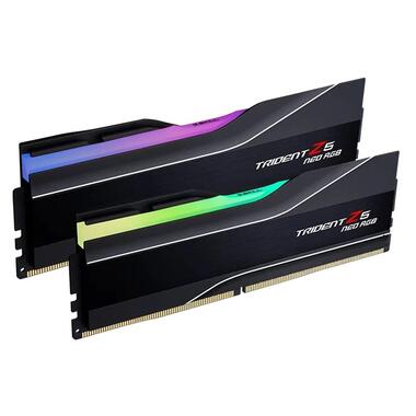 Модуль памяти для компьютера DDR5 32GB (2x16GB) 6000 MHz Trident Z5 Neo RGB Black G.Skill (F5-6000J2836G16GX2-TZ5NR) фото №3