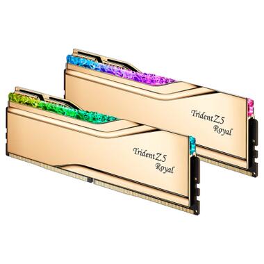 Модуль памяти для компьютера DDR5 32GB (2x16GB) 6000 MHz Trident Z5 Royal Gold G.Skill (F5-6000J2836G16GX2-TR5G) фото №3