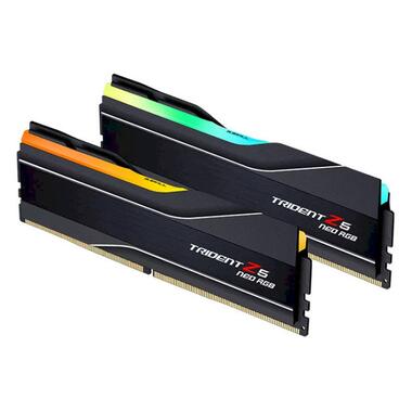 Модуль памяти для компьютера DDR5 48GB (2x24GB) 6000 MHz Trident Z5 Neo RGB Matte Black G.Skill (F5-6000J2836F24GX2-TZ5NR) фото №1