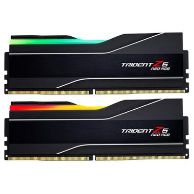 Модуль памяти для компьютера DDR5 64GB (2x32GB) 6000 MHz Trident Z5 Neo RGB Black G.Skill (F5-6000J3636F32GX2-TZ5NR) фото №1
