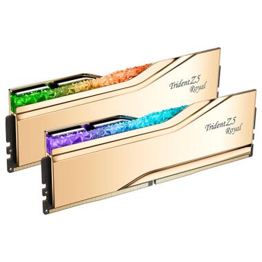 Модуль памяти для компьютера DDR5 64GB (2x32GB) 6000 MHz Trident Z5 Royal Gold G.Skill (F5-6000J2836G32GX2-TR5G) фото №2