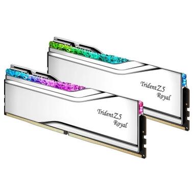 Модуль памяти для компьютера DDR5 64GB (2x32GB) 6400 MHz Trident Z5 Royal Silver G.Skill (F5-6400J3239G32GX2-TR5S) фото №3