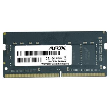 Оперативна пам'ять SoDIMM 16Gb DDR4 3200 MHz AFox, Retail (AFSD416PS1P) фото №1