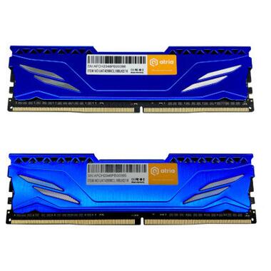 Модуль пам'яті для комп'ютера DDR4 16GB (2x8GB) 2666 MHz Fly Blue ATRIA (UAT42666CL19BLK2/16) фото №2