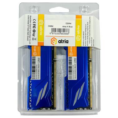 Модуль пам'яті для комп'ютера DDR4 32GB (2x16GB) 3200 MHz Fly Blue ATRIA (UAT43200CL18BLK2/32) фото №3