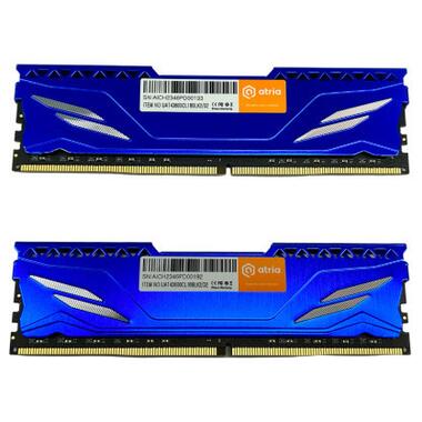 Модуль пам'яті для комп'ютера DDR4 32GB (2x16GB) 3600 MHz Fly Blue ATRIA (UAT43600CL18BLK2/32) фото №2
