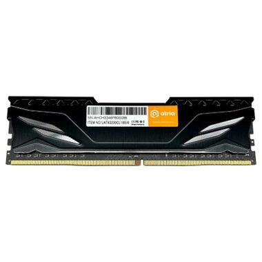 Модуль пам'яті для комп'ютера DDR4 8GB 3200 MHz Fly Black ATRIA (UAT43200CL18B/8) фото №2