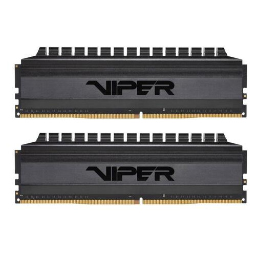 Модуль пам'яті DDR4 2x16GB/3000 Patriot Viper 4 Blackout (PVB432G300C6K) фото №1