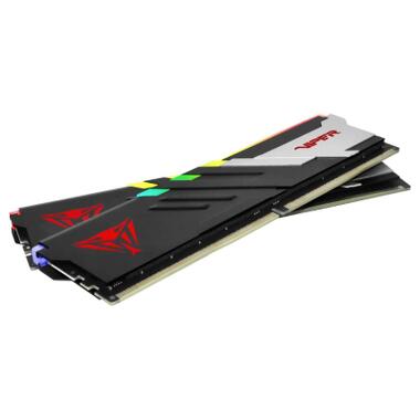 Модуль памяти для компьютера DDR5 64GB (2x32GB) 6000 MHz Viper Venom RGB Patriot (PVVR564G600C36K) фото №2