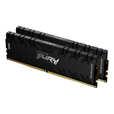 Модуль пам'яті HyperX для комп'ютера DDR4 64GB (2x32GB) 3600MHz Fury Renegade Black (Kingston Fury) (KF436C18RBK2/64) фото №1