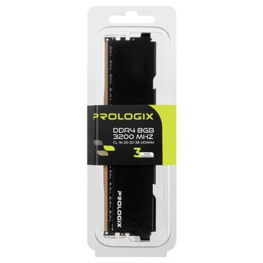 Модуль пам'яті для комп'ютера DDR4 8GB 3200 MHz Black Prologix (PRO8GB3200B4) фото №4