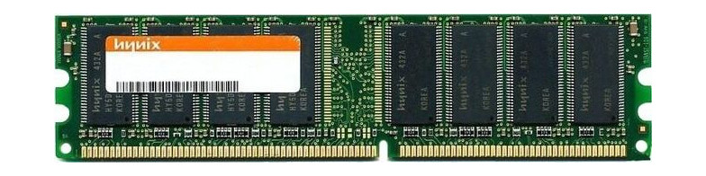 Модуль памяти DDR 1GB 400MHz Hynix (HYND7AUDR-50M48 / HY5DU12822CTP-D43) фото №1