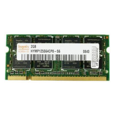 Модуль для ноутбука SoDIMM DDR2 2GB 800 MHz Hynix (HYMP125S64CP8-S6) фото №2