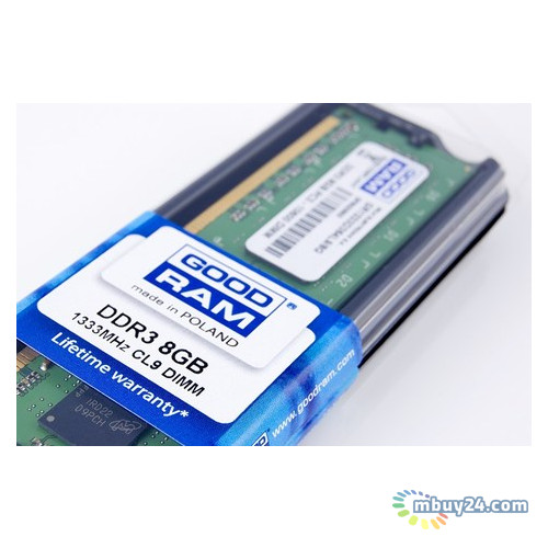 Пам'ять Goodram DDR3 8Gb 1333MHz (GR1333D364L9 / 8G) фото №2