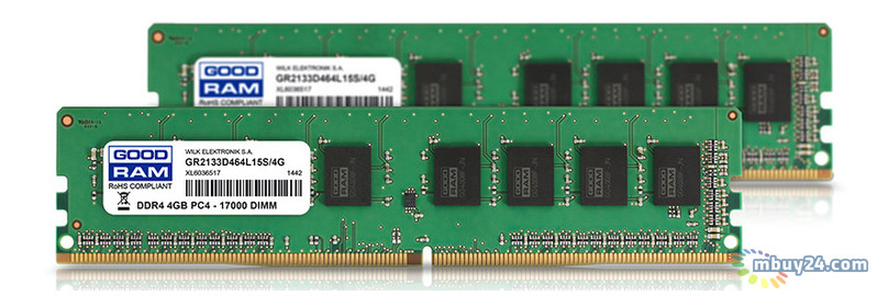 Модуль пам'яті Goodram DDR4 8Gb 2400Mhz (GR2400D464L17S/8G) фото №2