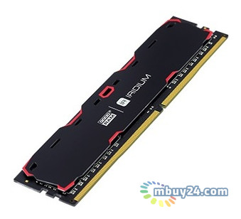 Оперативна пам'ять Goodram DDR4 2x8GB/2400 Goodram Iridium Black (IR-2400D464L15S/16GDC) фото №2