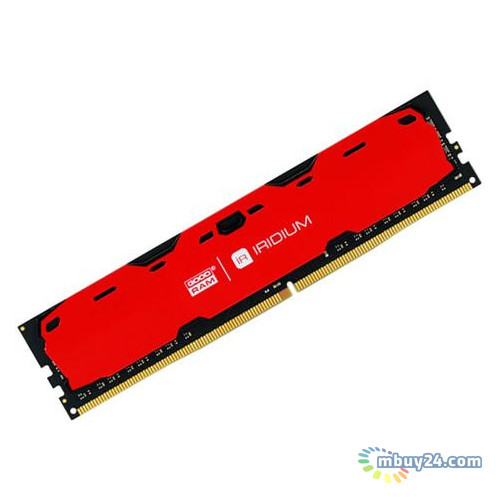 Оперативна пам'ять Goodram DDR4 8GB/2400 Iridium Red (IR-R2400D464L15S/8G) фото №3