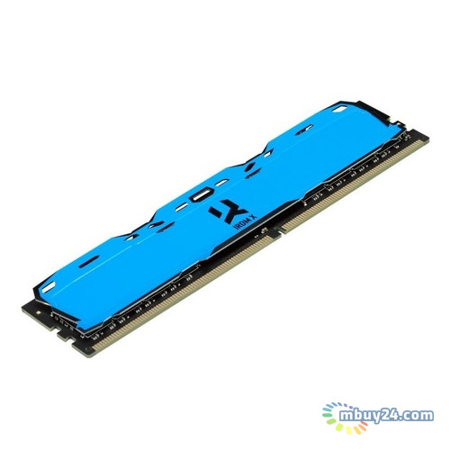 Модуль памяти GoodRam DDR4 16Gb 8Gbx2 3000MHz Iridium X Blue (IR-XB3000D464L16S/16GDC) фото №1