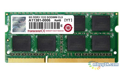 Модуль пам'яті Goodram SO-DIMM DDR3 8GB PC3-10600 1333Mhz (GR1333S364L9/8G) фото №1