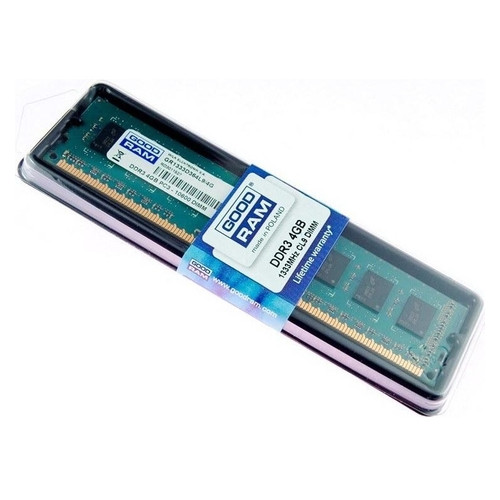 Модуль пам'яті DDR3 4GB 1333MHz GOODRAM (GR1333D364L9S/4G) фото №2