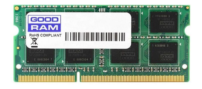 Модуль пам'яті SO-DIMM DDR3L 4GB 1600MHz GOODRAM (GR1600S3V64L11S/4G) фото №2