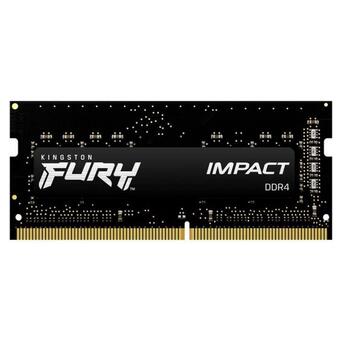 Модуль пам'яті HyperX для ноутбука SoDIMM DDR4 8GB 3200MHz Fury Impact (Kingston Fury) (KF432S20IB/8) фото №1
