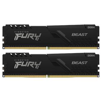 Модуль пам'яті DDR4 2x16GB/3200 Kingston Fury Beast Black (KF432C16BBK2/32) фото №1