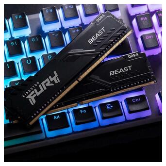 Модуль пам'яті DDR4 8GB 3200MHz Kingston FURY Beast Black (KF432C16BB/8) фото №5